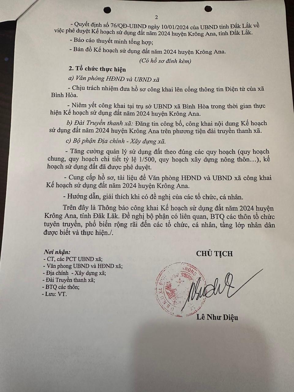 HINH ANH THONG BAO CONG KHAI KE HOACH SU DUNG DAT NAM 2024 MS